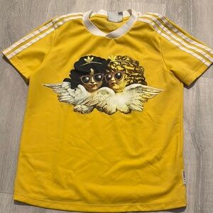 Adidas Kids Yellow Graphic T-Shirt